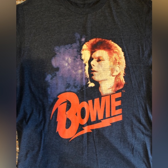 Graphic Black T-Shirt David Bowie - Picture 2 of 3